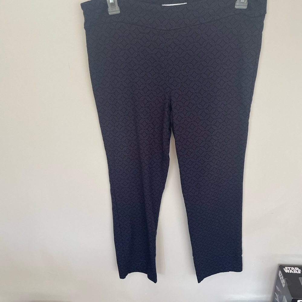 Blue Patterned Pants